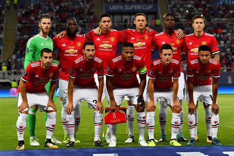 manchester united roster 2017